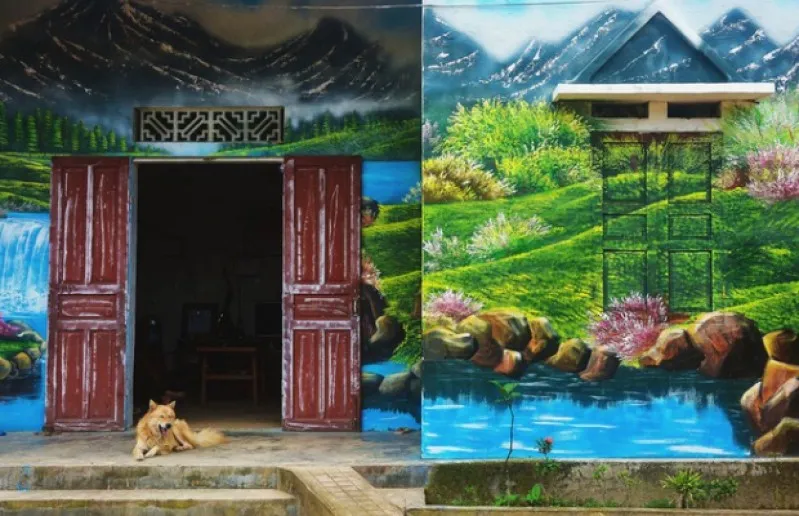 Làng bích họa Hải Sơn (Nguồn: Internet)